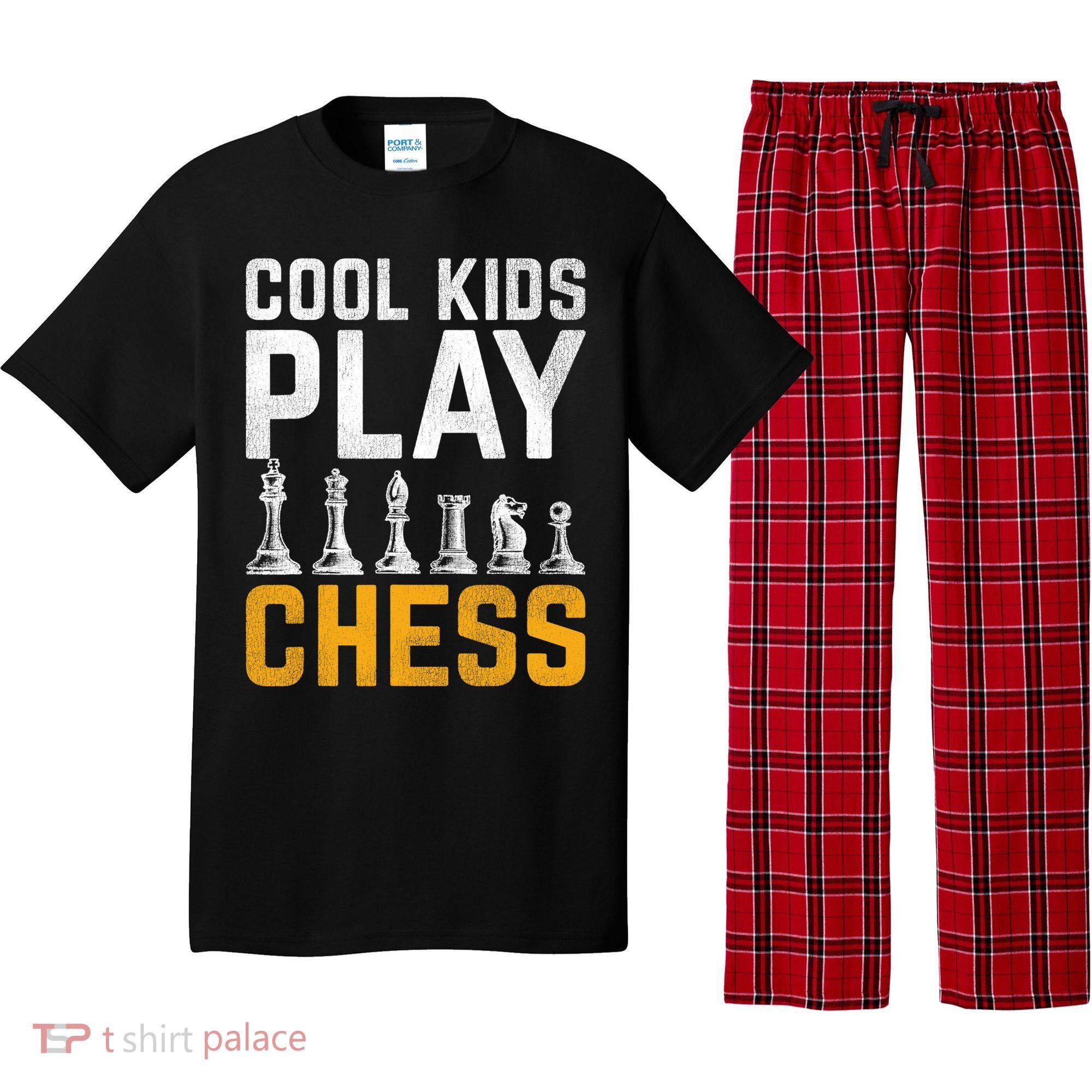 Cool Kids Play Chess Gift Pajama Set