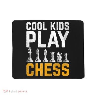 Cool Kids Play Chess Gift Mousepad