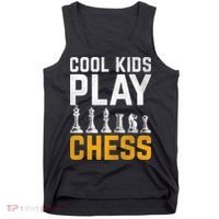 Cool Kids Play Chess Gift Tank Top thumb 0