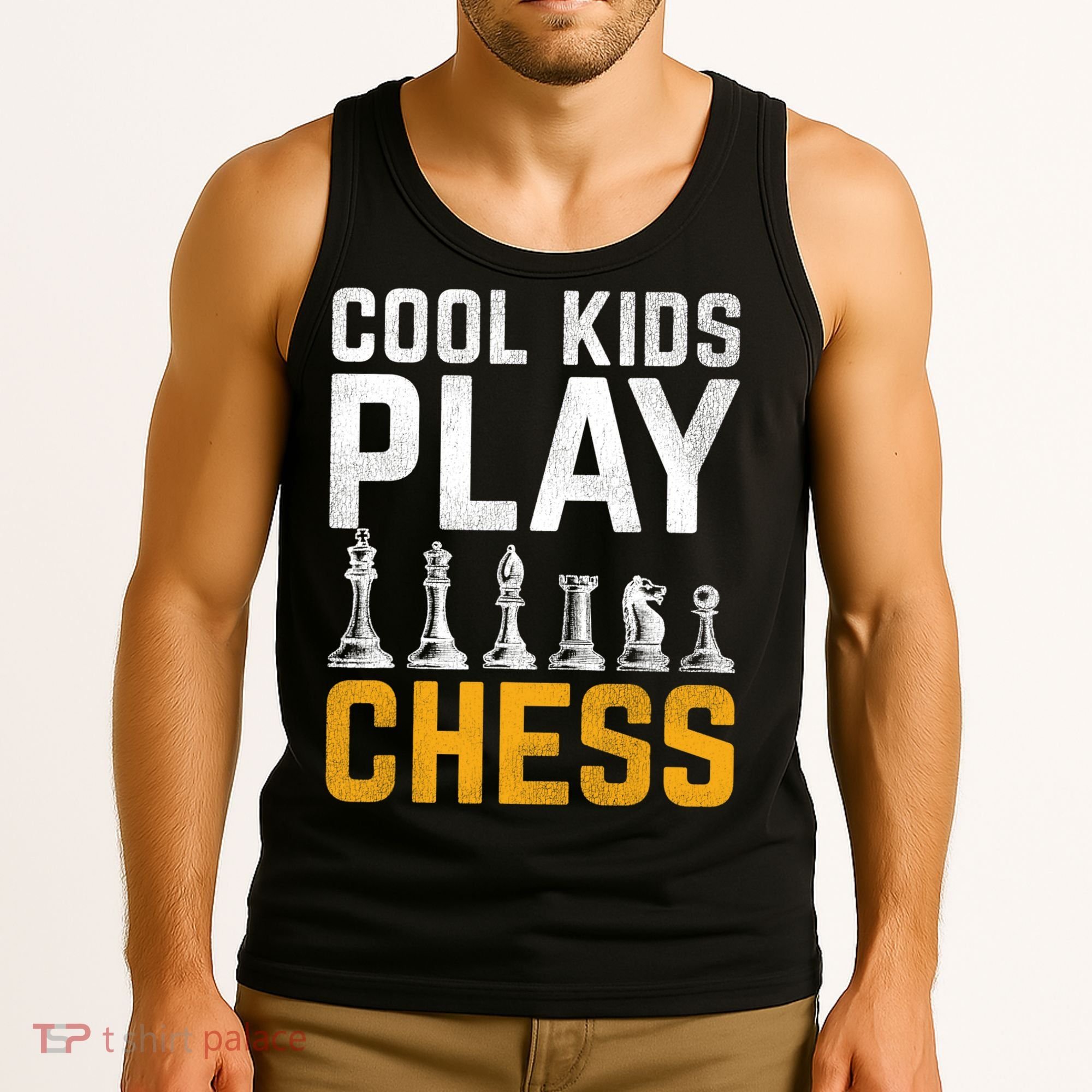 Cool Kids Play Chess Gift Tank Top
