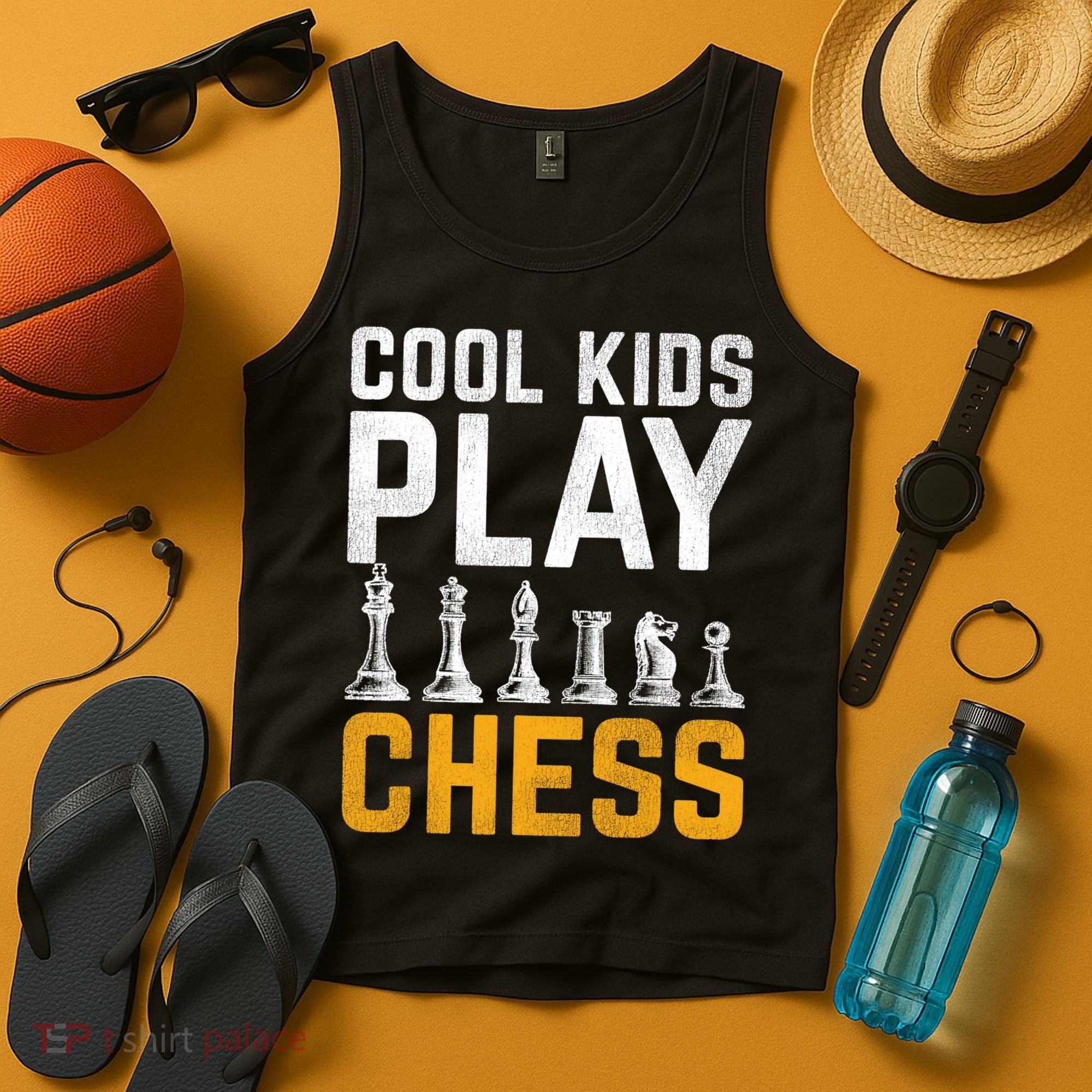 Cool Kids Play Chess Gift Tank Top