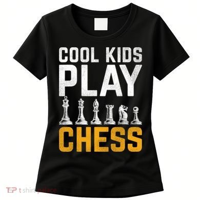 Cool Kids Play Chess Gift Women's T-Shirt