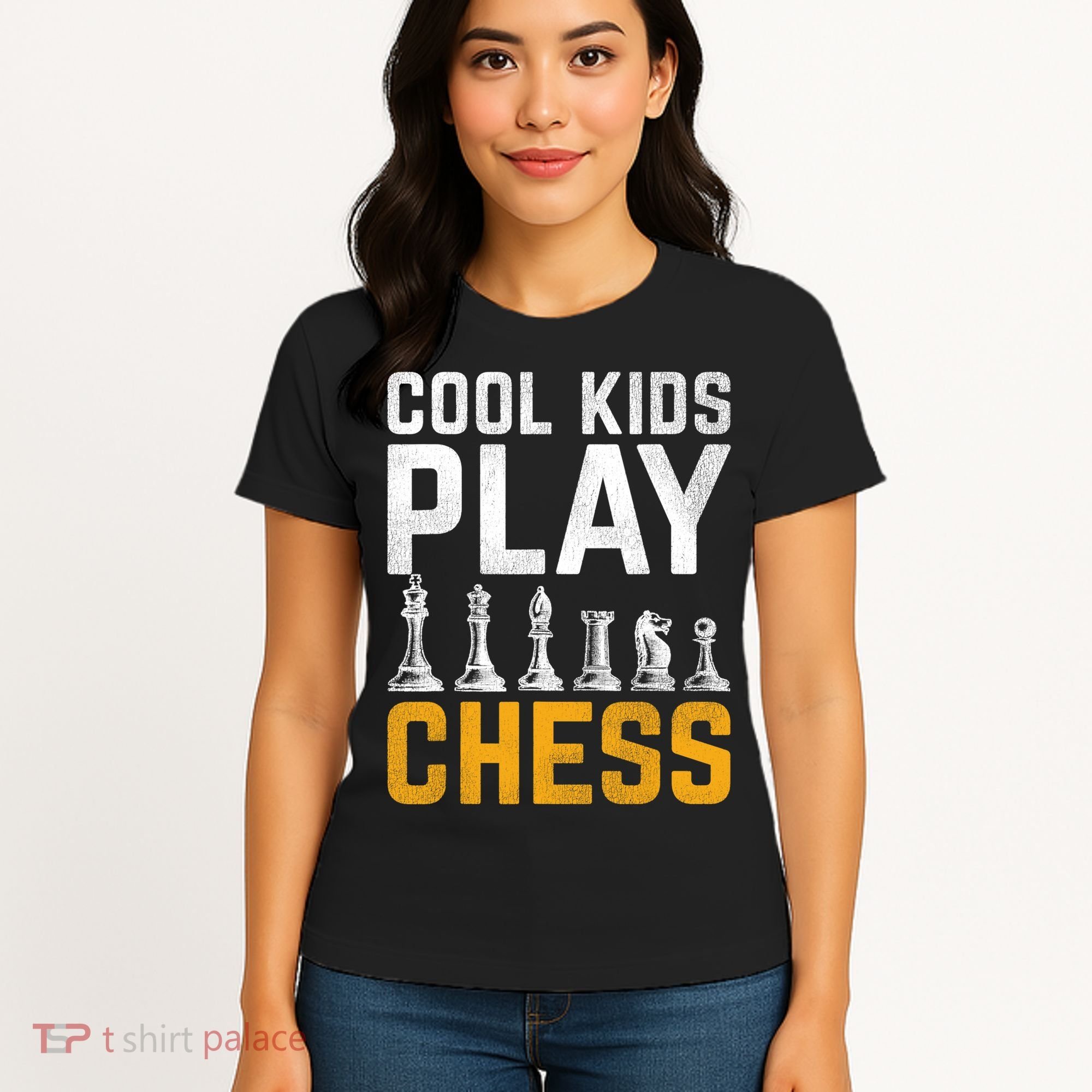 Cool Kids Play Chess Gift Women's T-Shirt