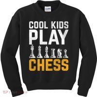 Cool Kids Play Chess Gift Kids Sweatshirt thumb 0