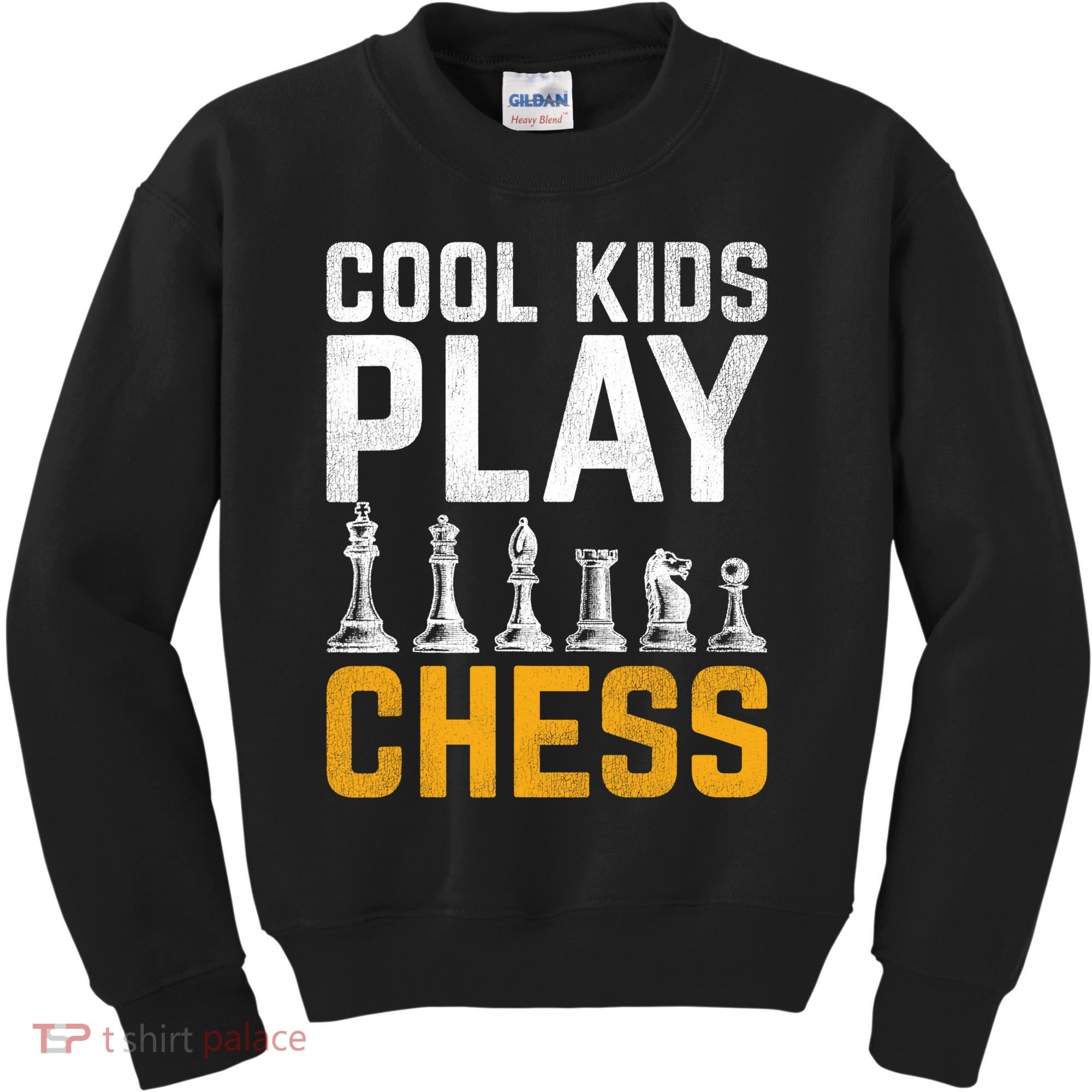 Cool Kids Play Chess Gift Kids Sweatshirt