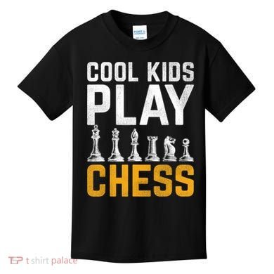 Cool Kids Play Chess Gift Kids T-Shirt