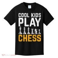 Cool Kids Play Chess Gift Kids T-Shirt thumb 0