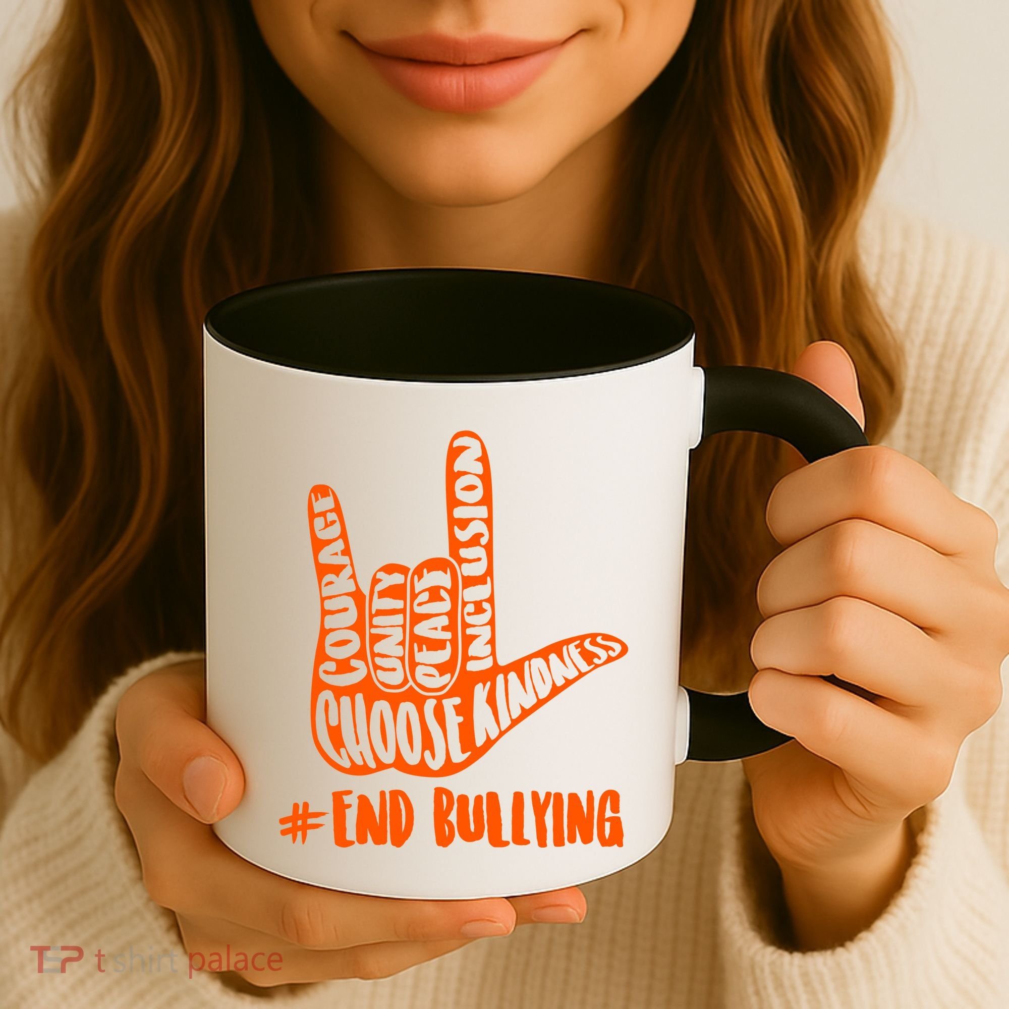Choose Kindness Rock On # End Bullying Coffee Mug