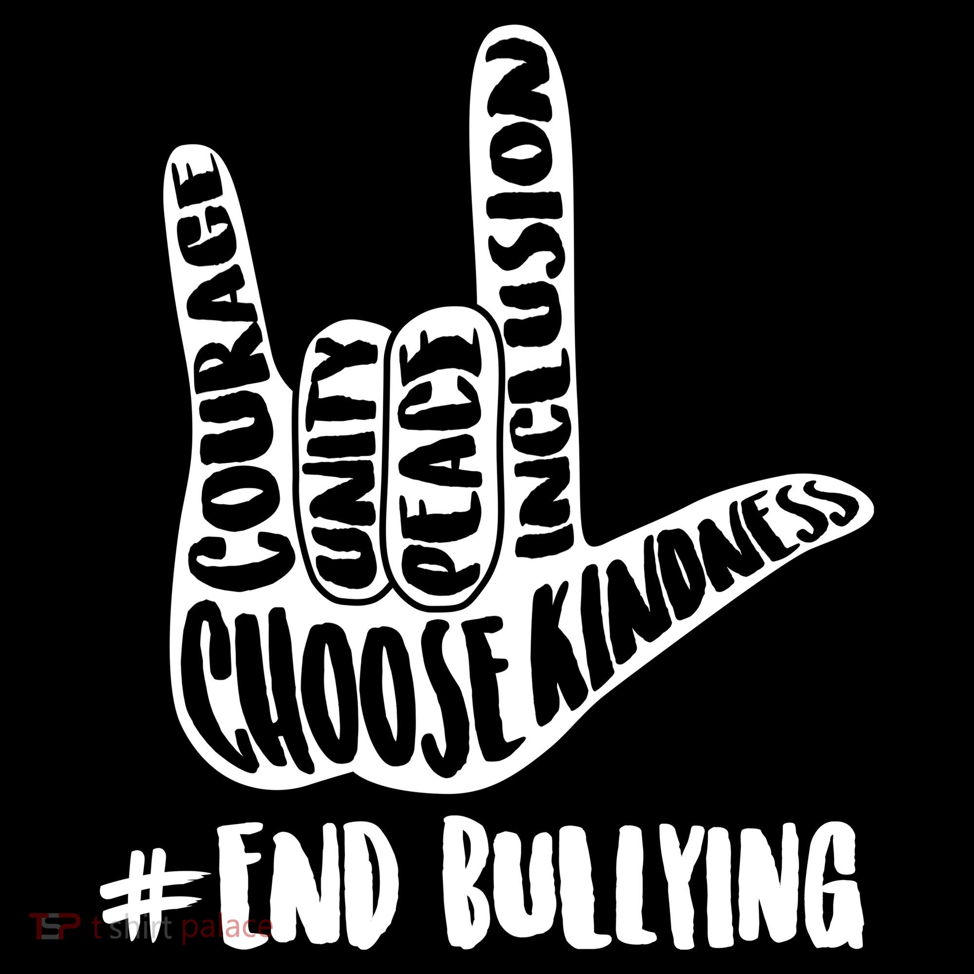 Choose Kindness Rock On # End Bullying Women's Hoodie