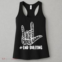 Choose Kindness Rock On # End Bullying Women's Tank Top thumb 3