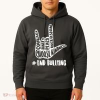 Choose Kindness Rock On # End Bullying Hoodie thumb 2