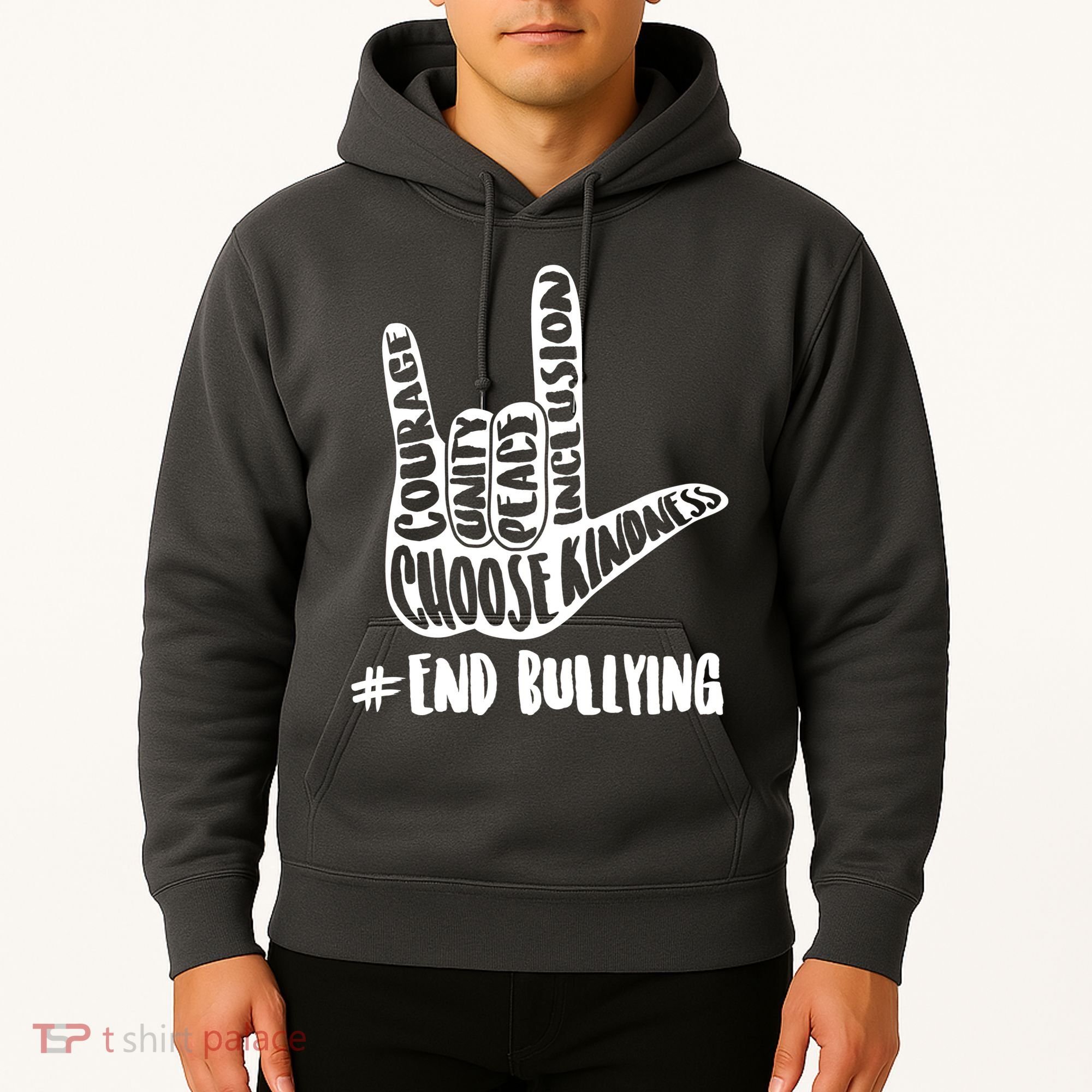 Choose Kindness Rock On # End Bullying Hoodie