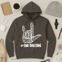 Choose Kindness Rock On # End Bullying Hoodie thumb 3