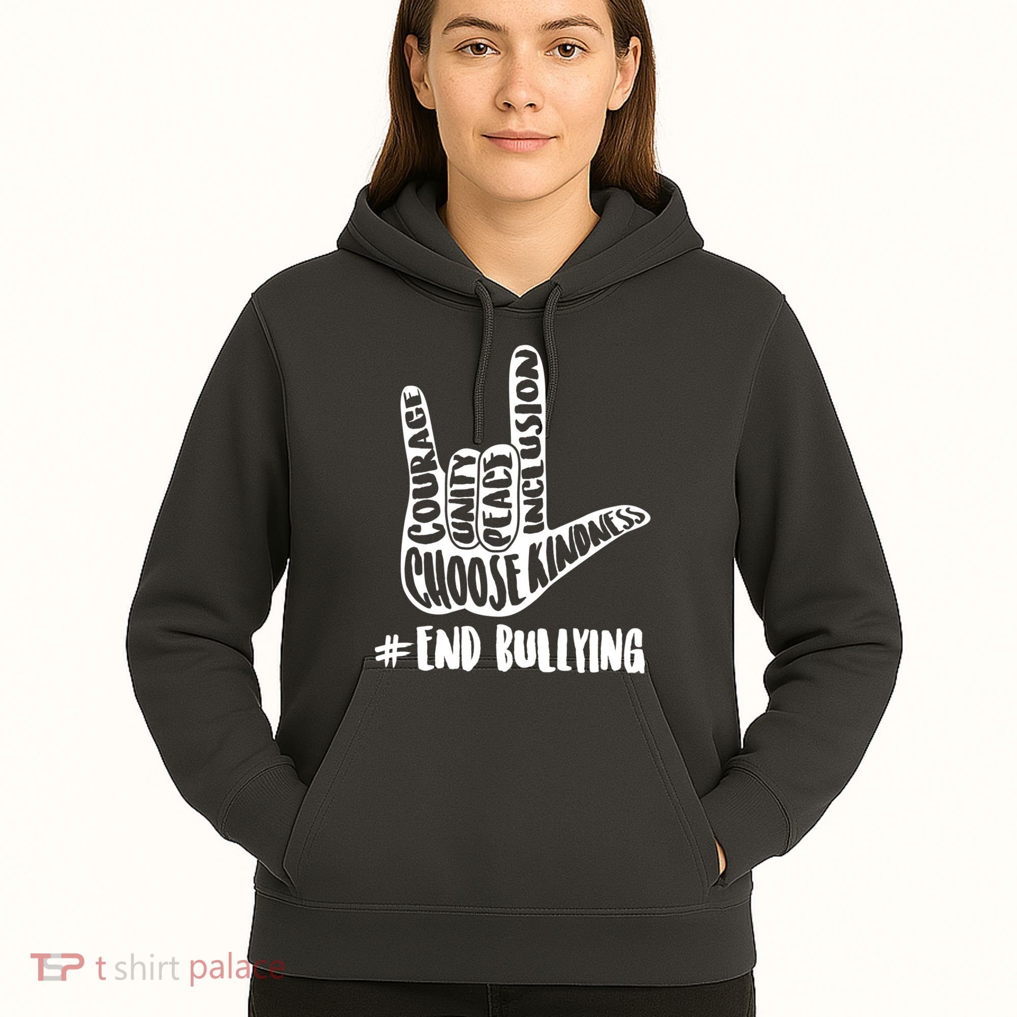 Choose Kindness Rock On # End Bullying Hoodie