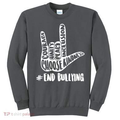 Choose Kindness Rock On # End Bullying Sweatshirt