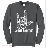 Choose Kindness Rock On # End Bullying Sweatshirt thumb 0