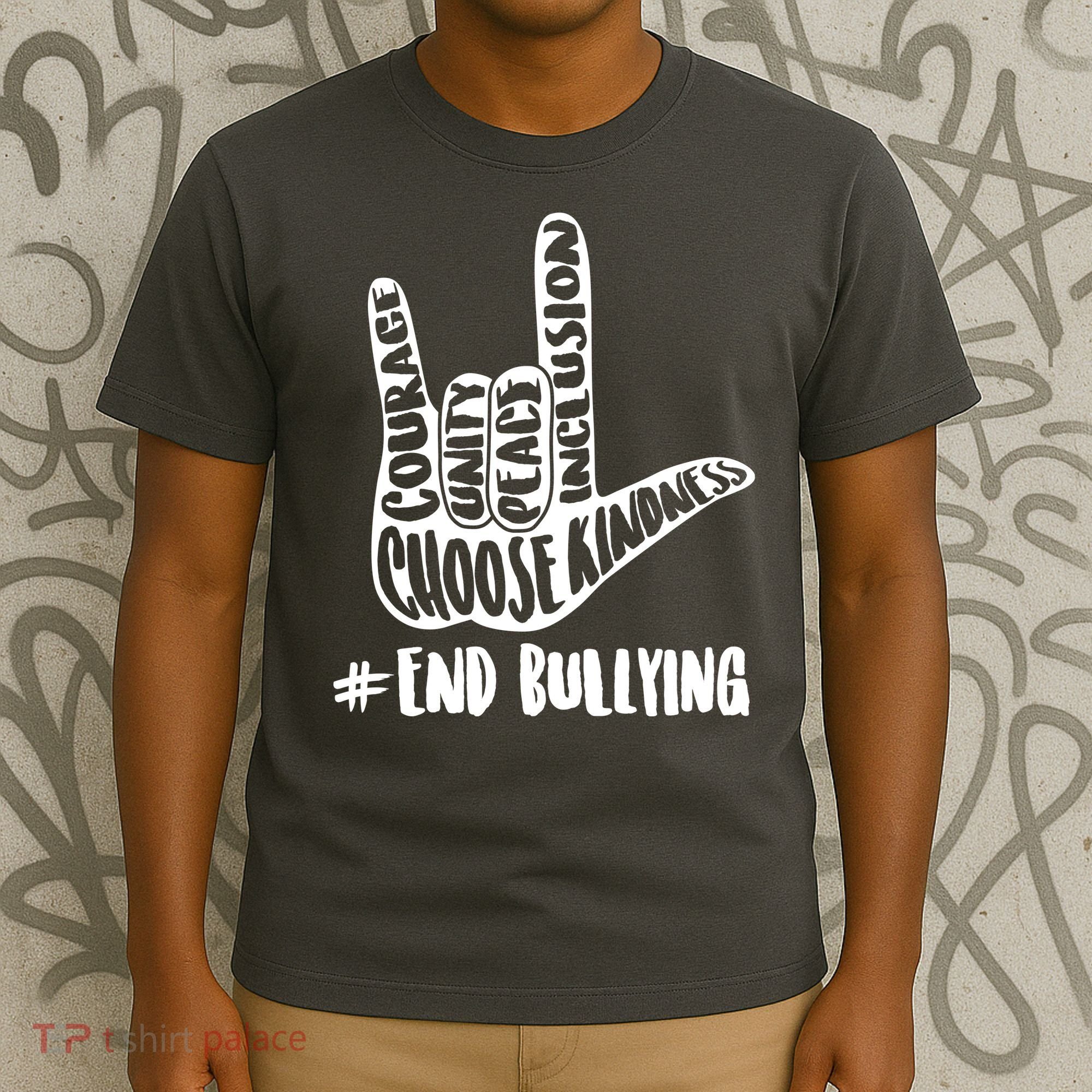 Choose Kindness Rock On # End Bullying T-Shirt