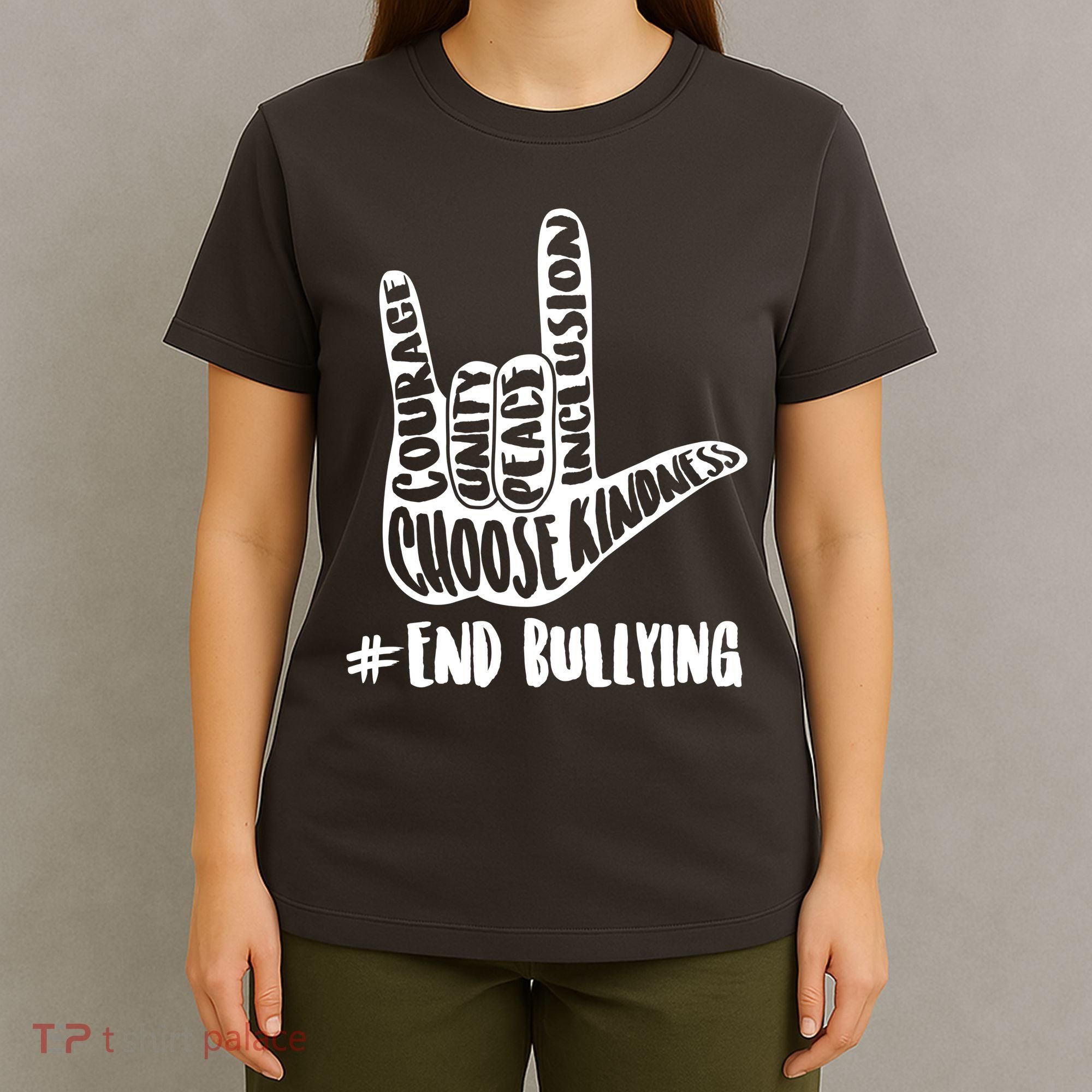 Choose Kindness Rock On # End Bullying T-Shirt