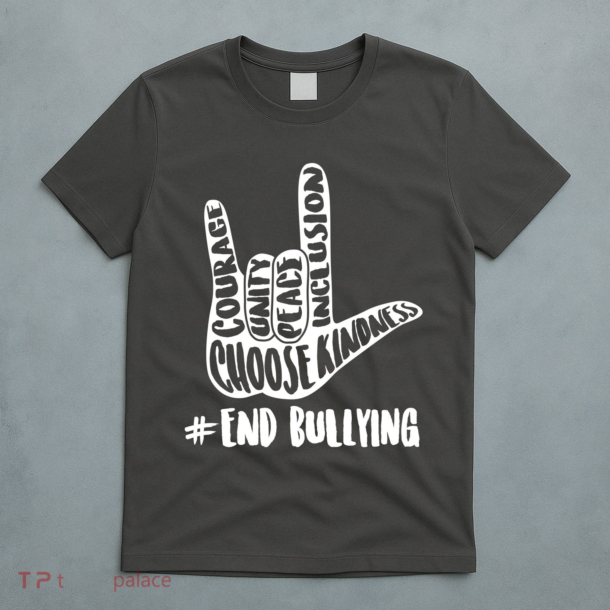 Choose Kindness Rock On # End Bullying T-Shirt