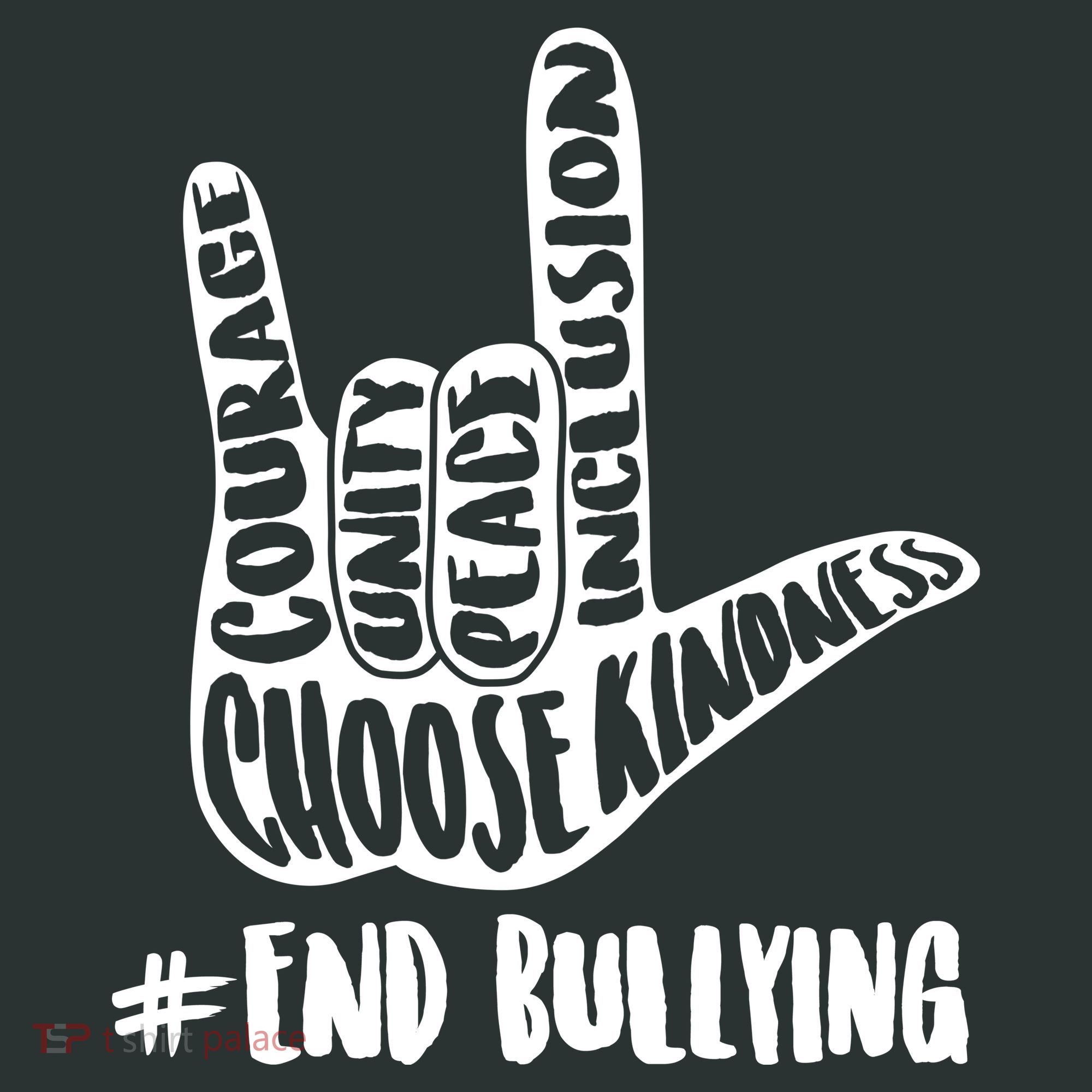 Choose Kindness Rock On # End Bullying T-Shirt