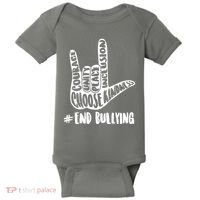 Choose Kindness Rock On # End Bullying Baby Bodysuit thumb 0