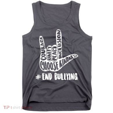 Choose Kindness Rock On # End Bullying Tank Top