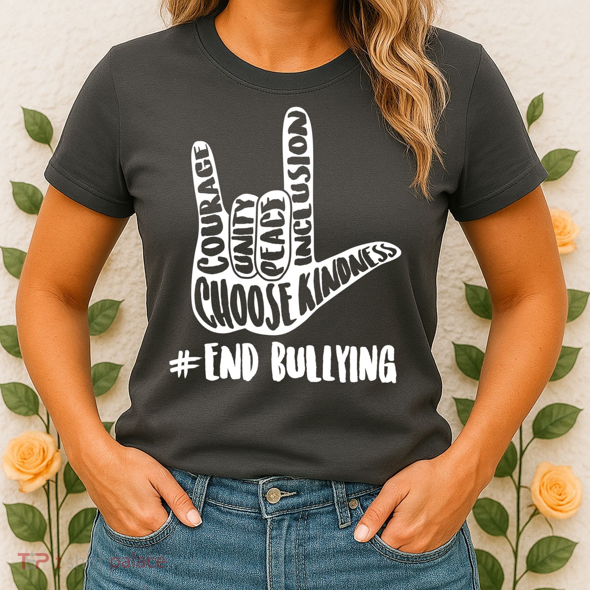 Choose Kindness Rock On # End Bullying Women's T-Shirt