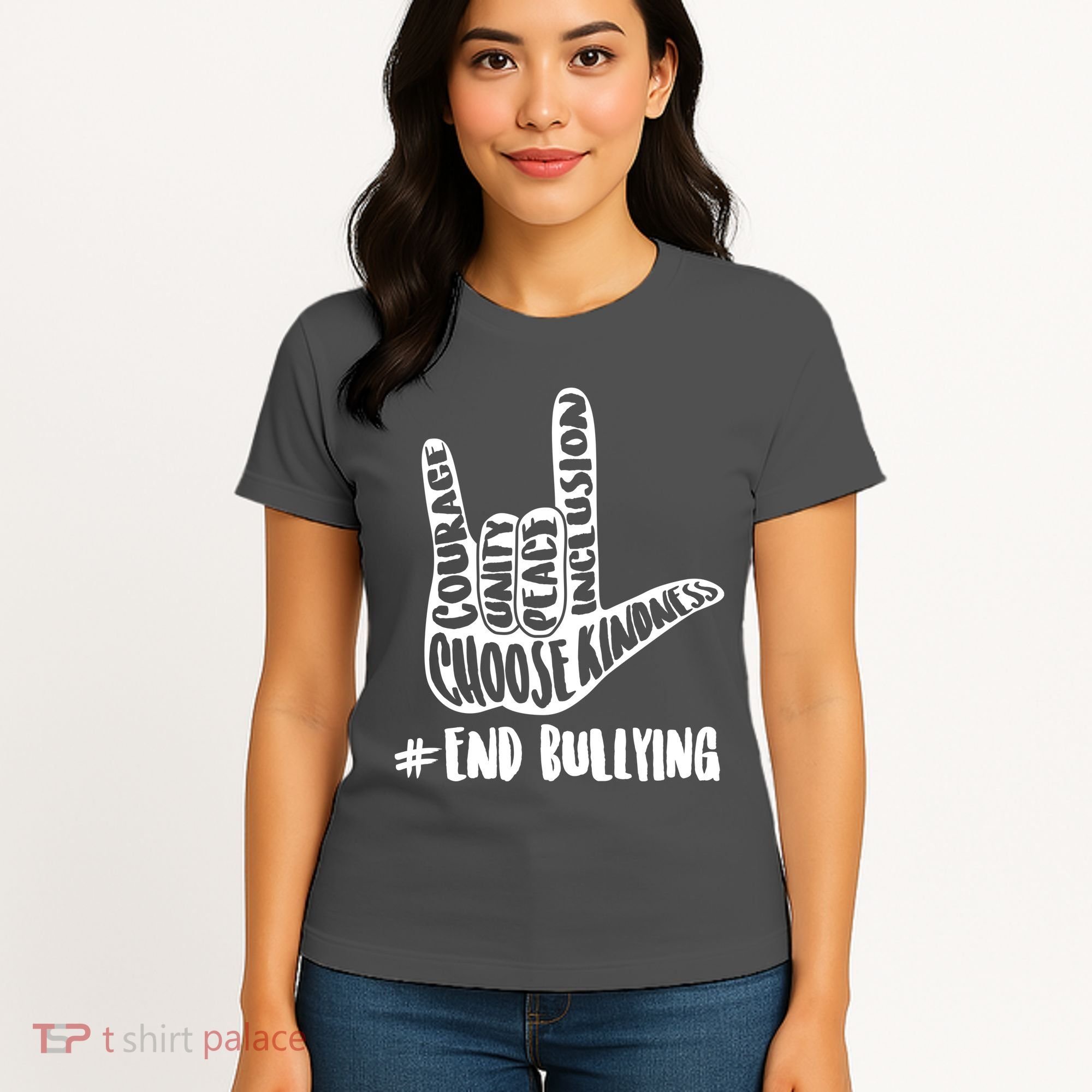 Choose Kindness Rock On # End Bullying Women's T-Shirt