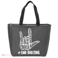 Choose Kindness Rock On # End Bullying Tote Bag thumb 0