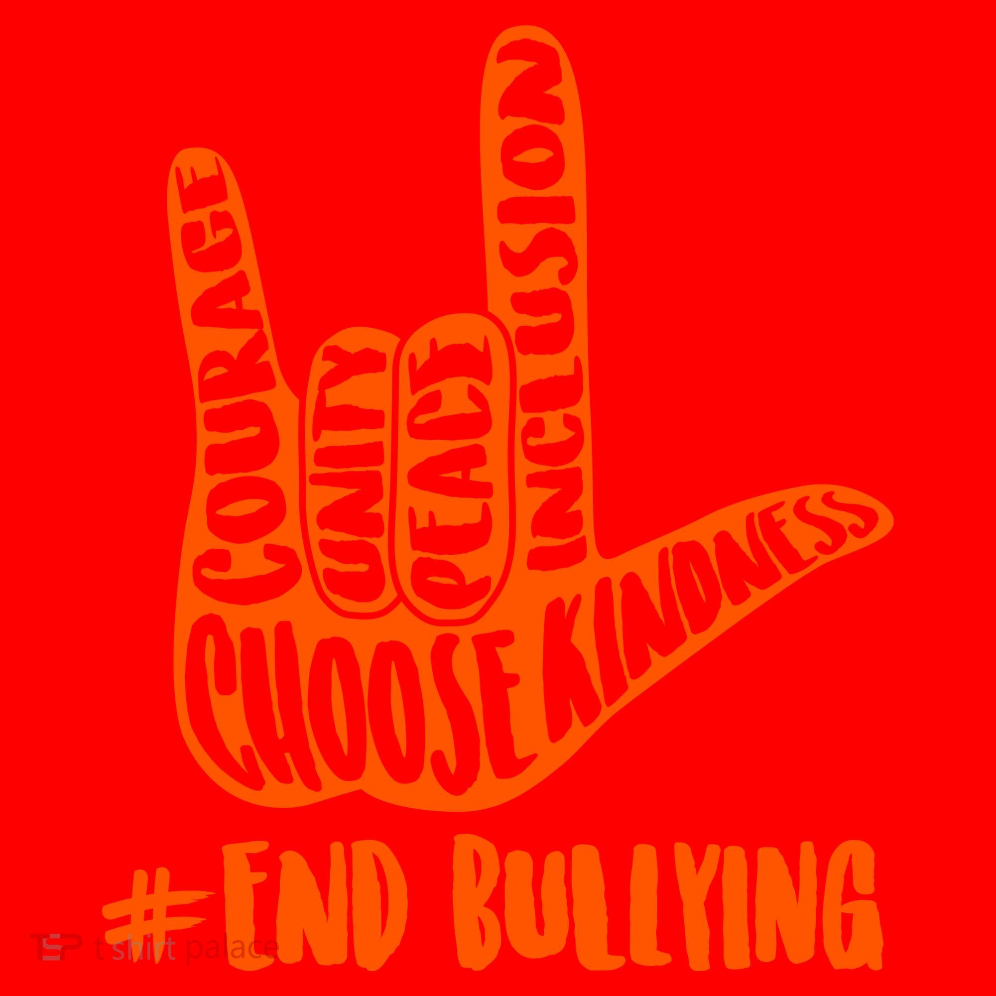 Choose Kindness Rock On # End Bullying Santa Hat