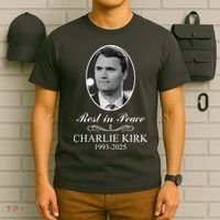 Charlie Kirk Rest In Peace  Memorial Tribute In Loving Memory T-Shirt thumb 6