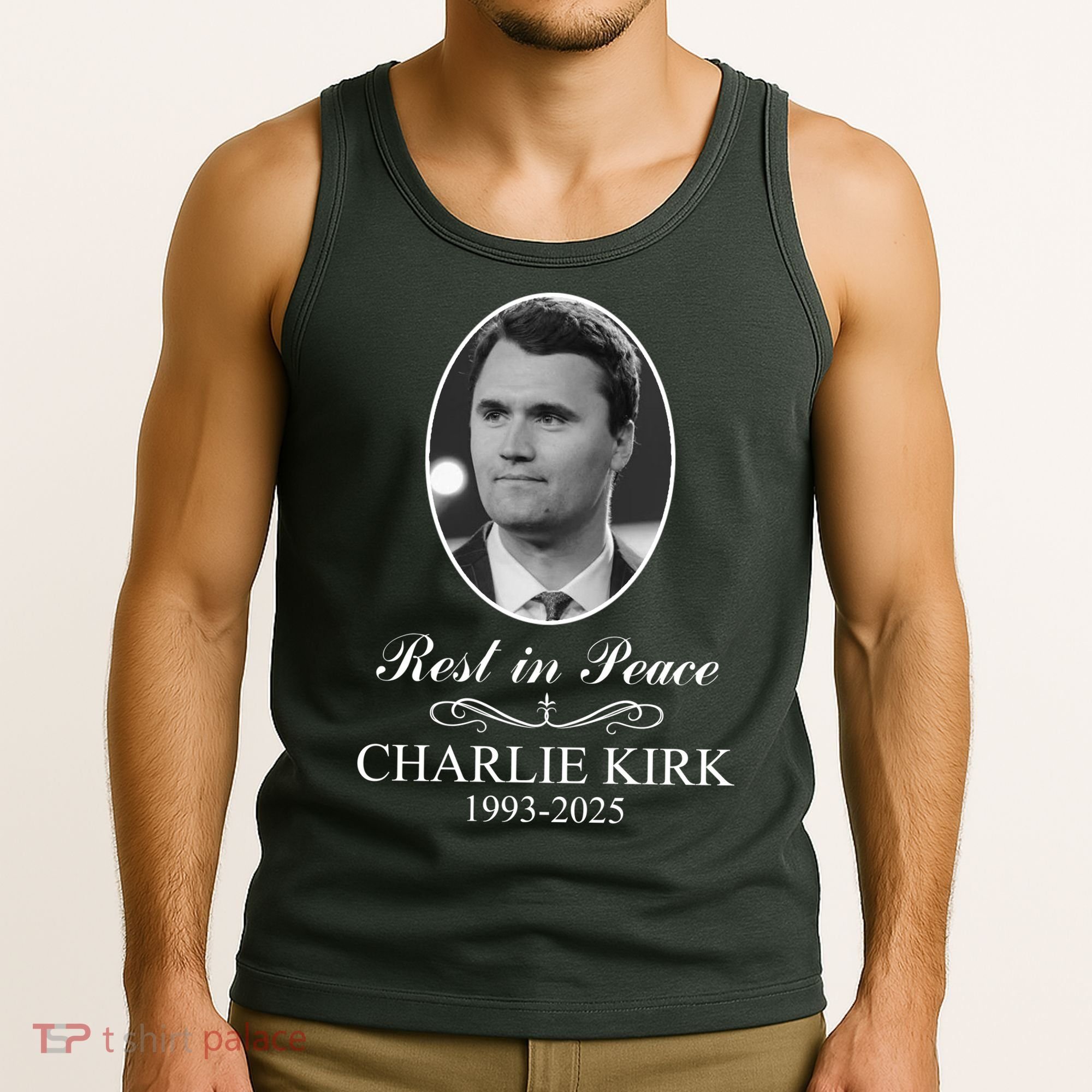 Charlie Kirk Rest In Peace  Memorial Tribute In Loving Memory Tank Top