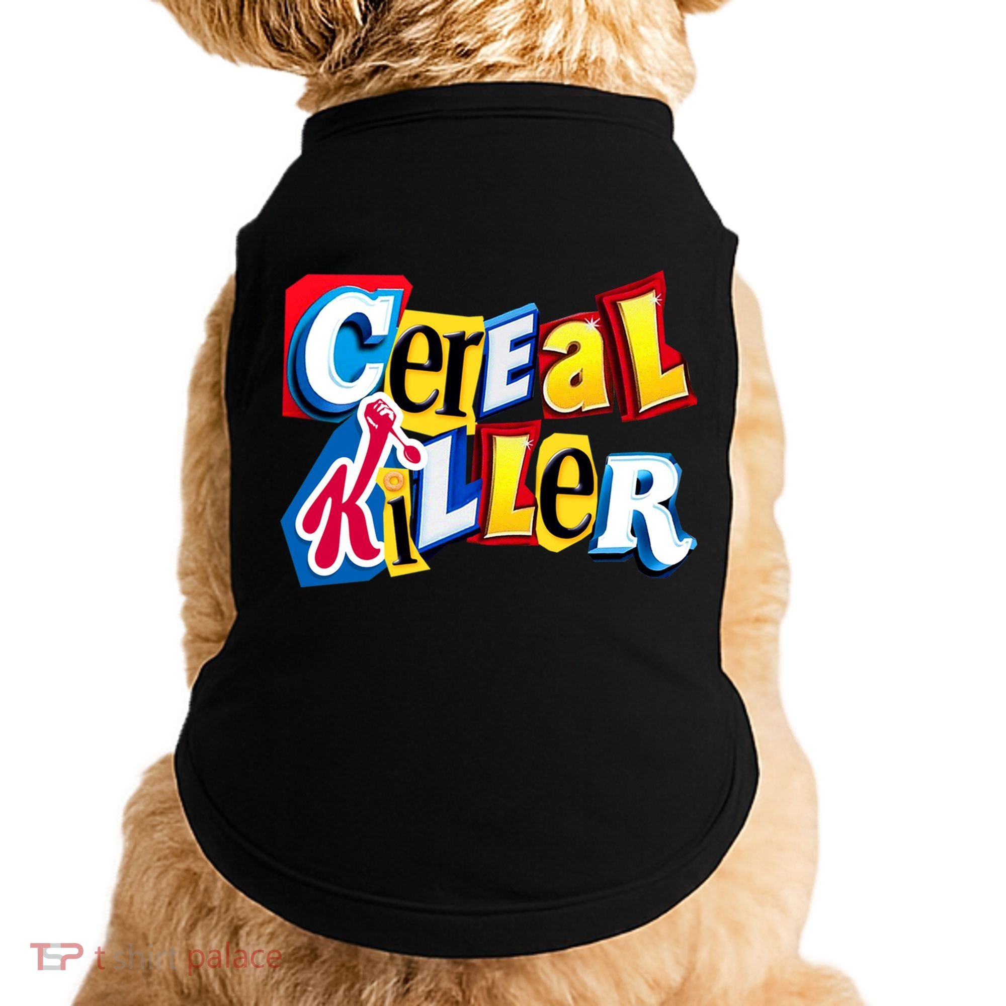 Cereal Killer Ransom Note Premium Doggie Tank