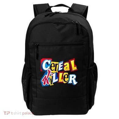 Cereal Killer Ransom Note Premium Backpack