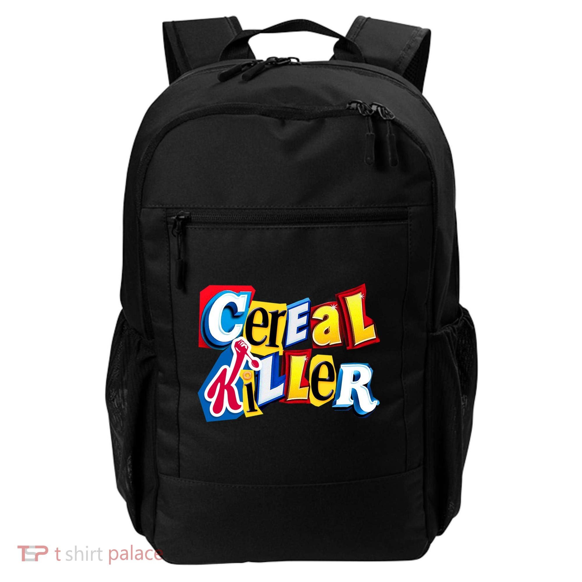 Cereal Killer Ransom Note Premium Backpack