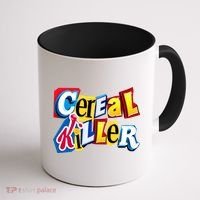 Cereal Killer Ransom Note Premium Coffee Mug thumb 1