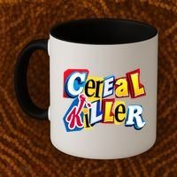 Cereal Killer Ransom Note Premium Coffee Mug thumb 2