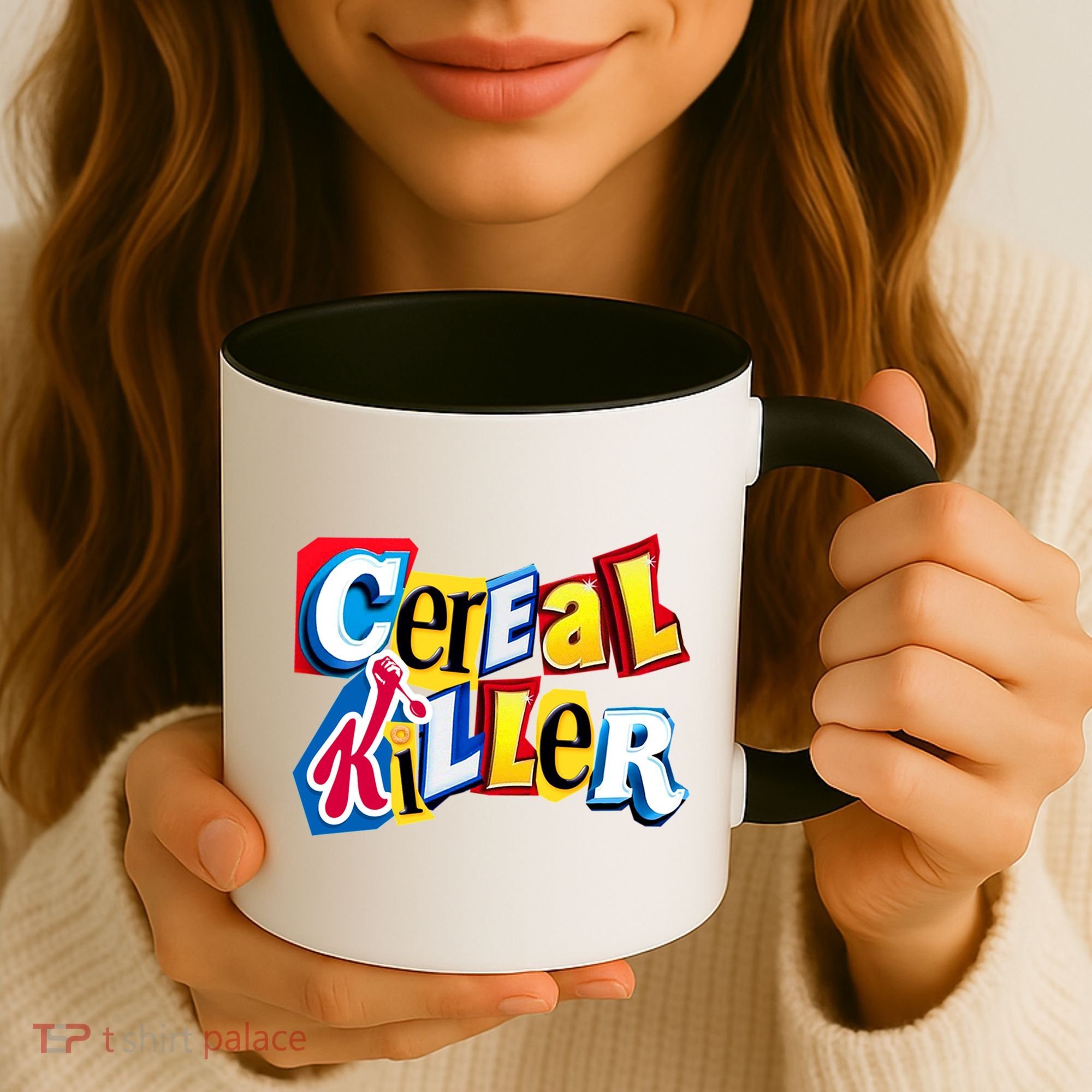 Cereal Killer Ransom Note Premium Coffee Mug