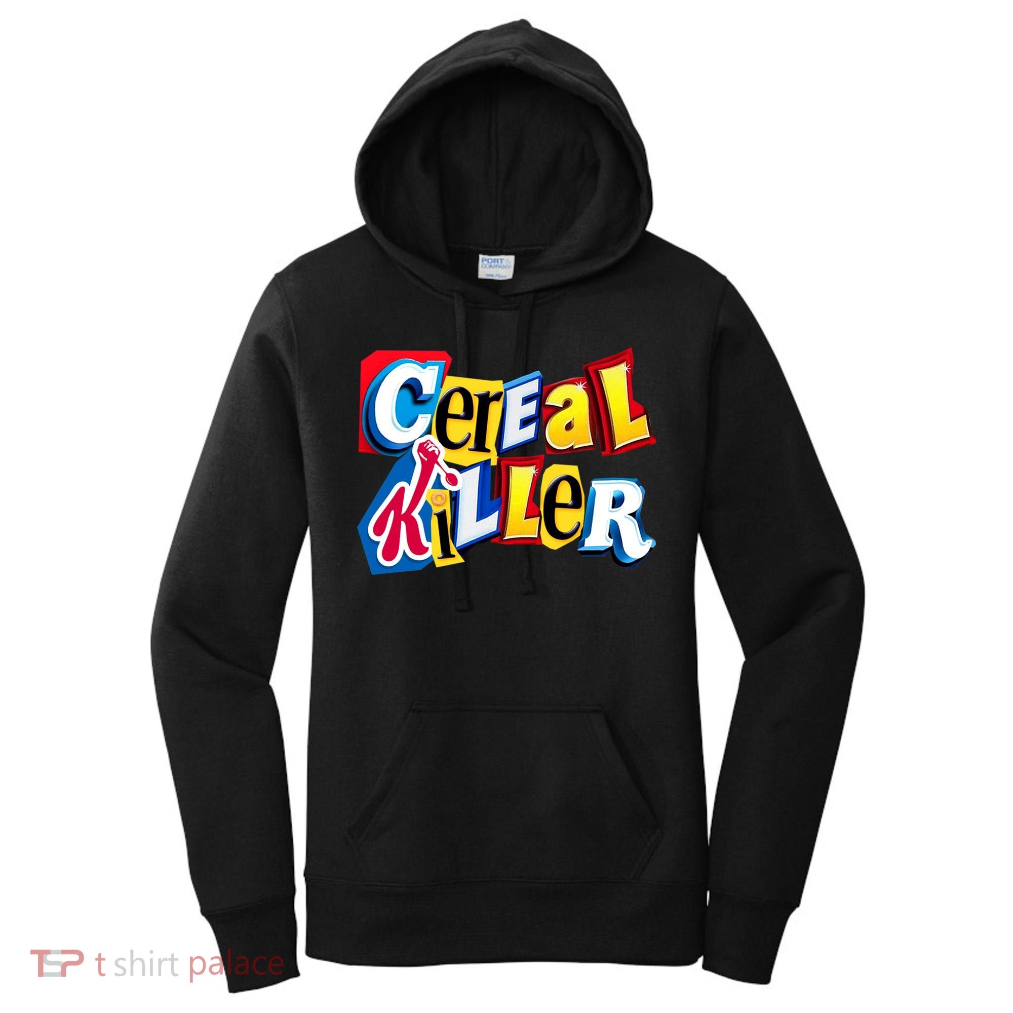 Cereal Killer Ransom Note Premium Women's Hoodie