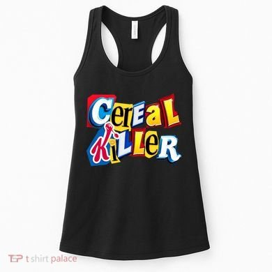 Cereal Killer Ransom Note Premium Women's Tank Top