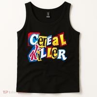 Cereal Killer Ransom Note Premium Tank Top thumb 2