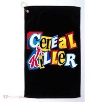 Cereal Killer Ransom Note Premium Golf Towel thumb 0