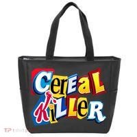 Cereal Killer Ransom Note Premium Tote Bag thumb 0