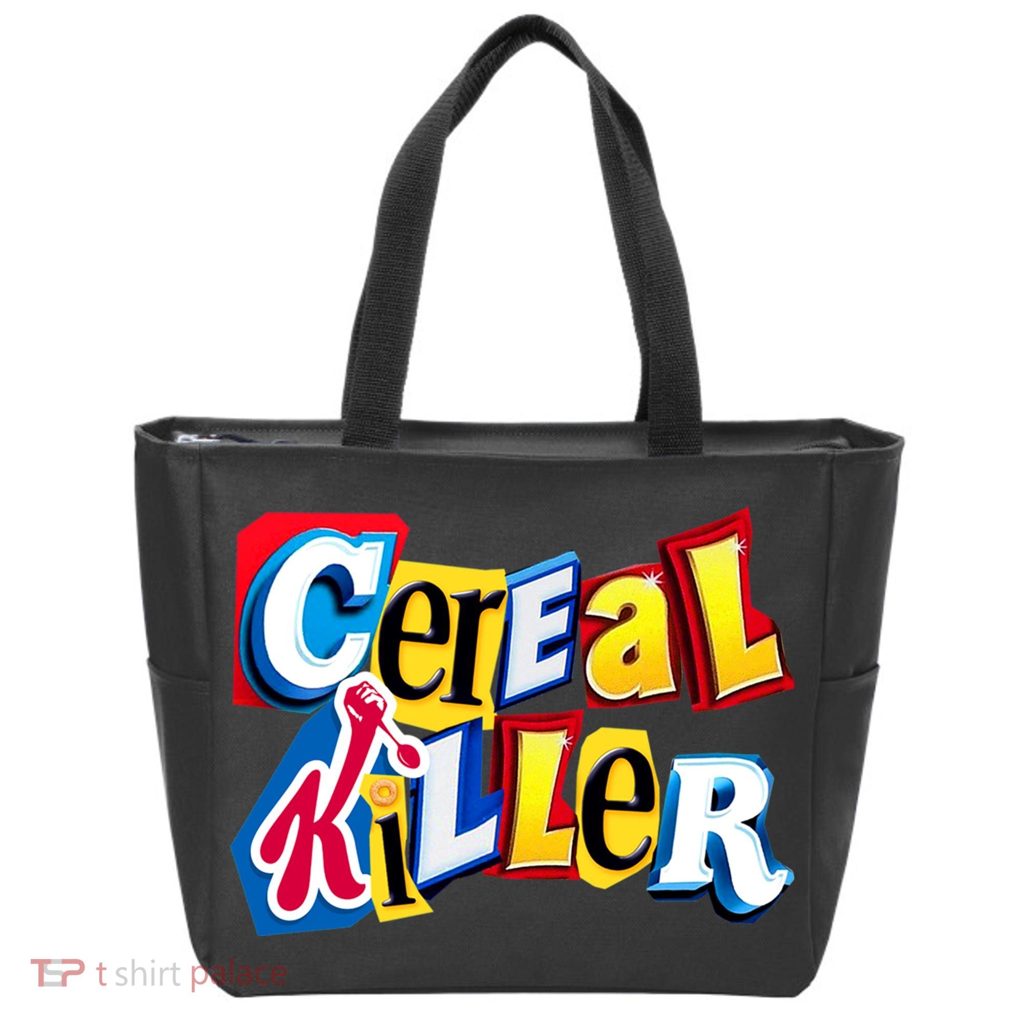 Cereal Killer Ransom Note Premium Tote Bag