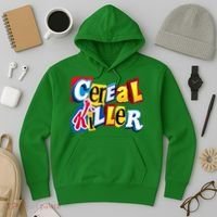 Cereal Killer Ransom Note Premium Hoodie thumb 3