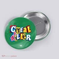 Cereal Killer Ransom Note Premium Button thumb 0