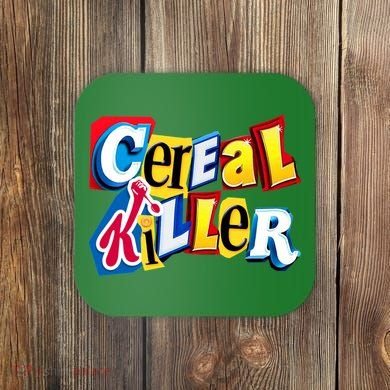 Cereal Killer Ransom Note Premium Coaster