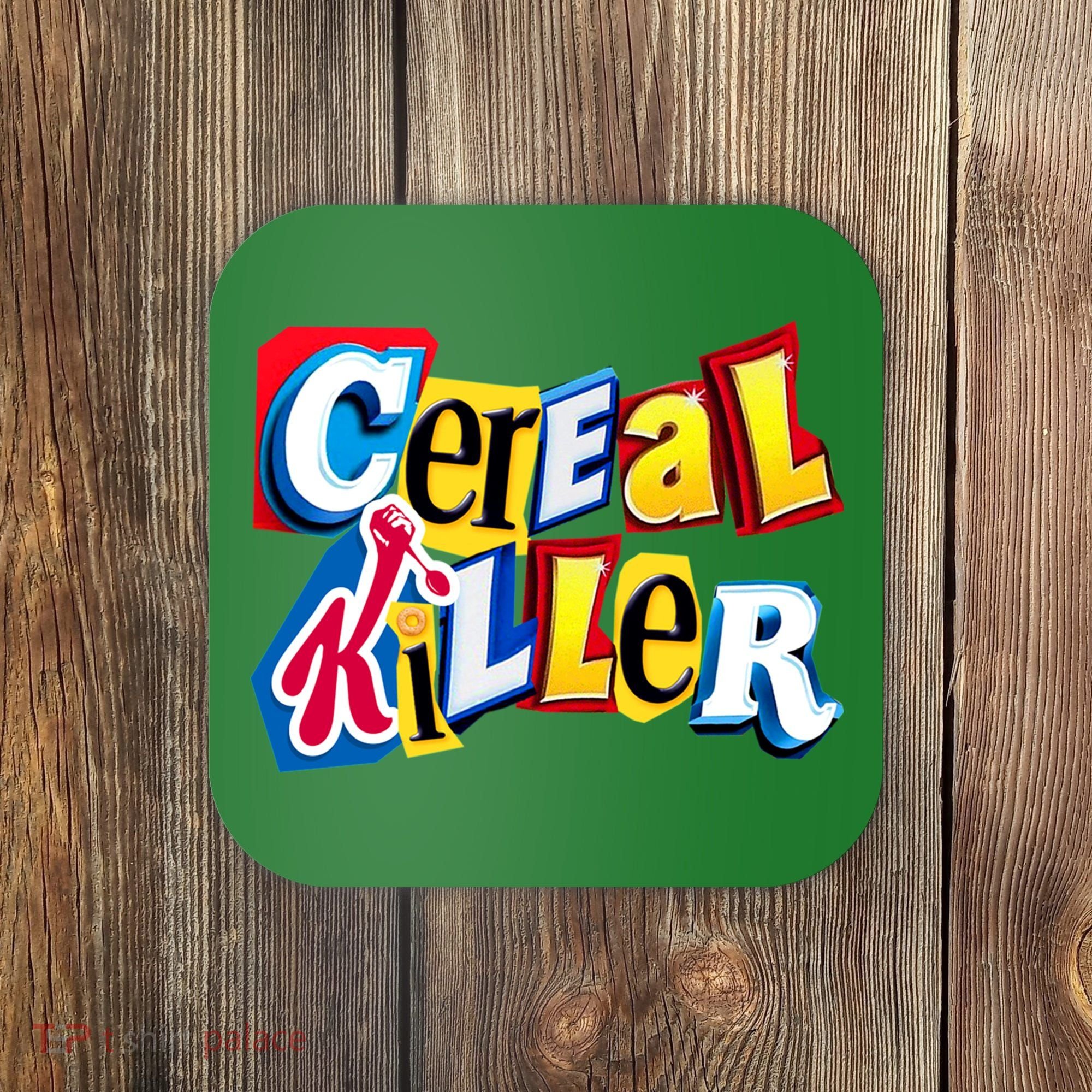 Cereal Killer Ransom Note Premium Coaster