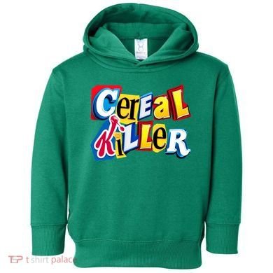 Cereal Killer Ransom Note Premium Toddler Hoodie