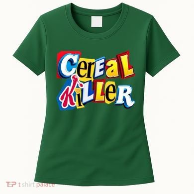 Cereal Killer Ransom Note Premium Women's T-Shirt